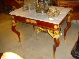 Антикварный Ампирный столик. 19 век. 96x65x74 см